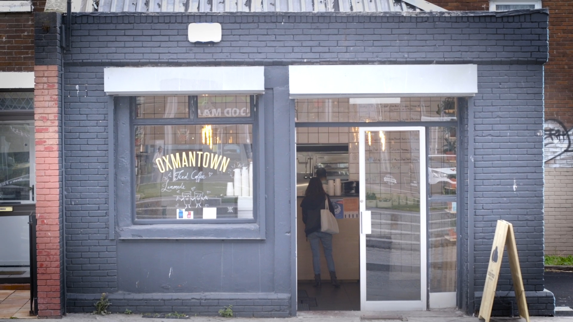 Oxmantown food and coffee shop in the Smithfield are of Dublin