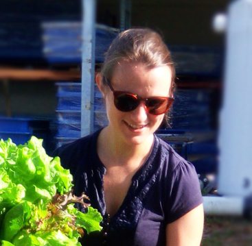 Mary Anne grows plants and ingredients in the Dubai desert using Aquaponics and Hydroponics.