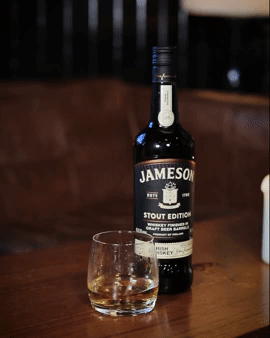 Jameson Stout Edition Swirling in tumbler
