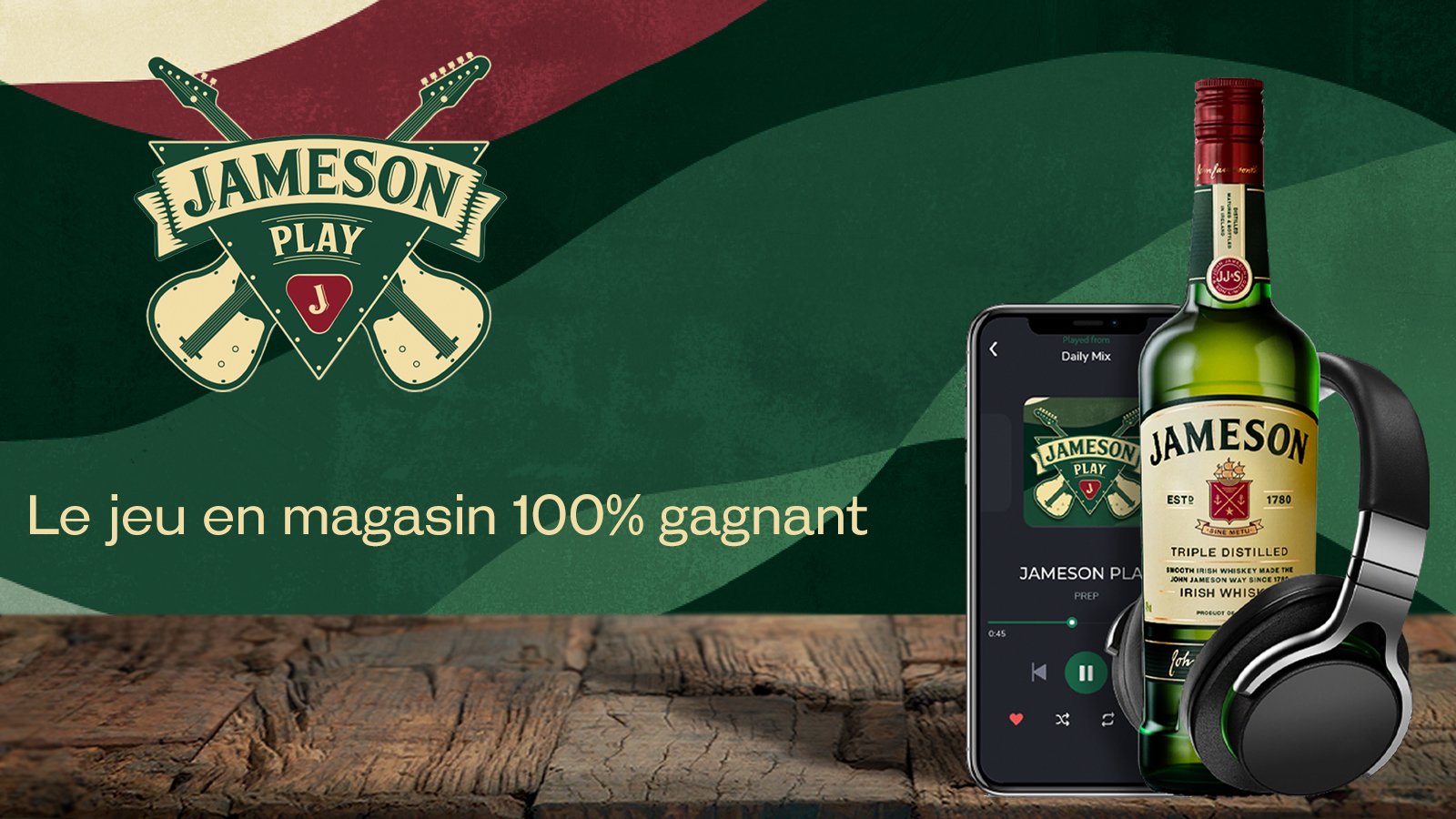 Jameson Play, le jeu 100% gagnant