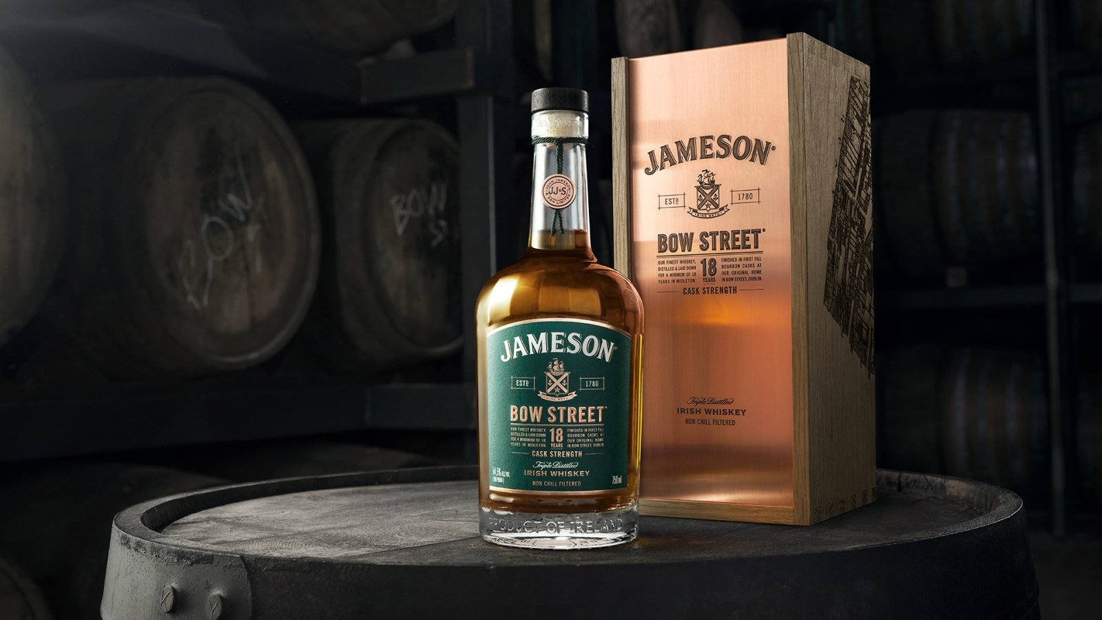 jameson whiskey 18 years bow st. special edition